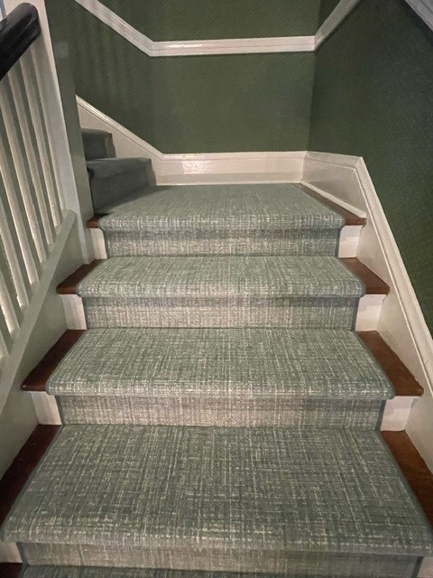 patterned carpet stair runner in North Carolina